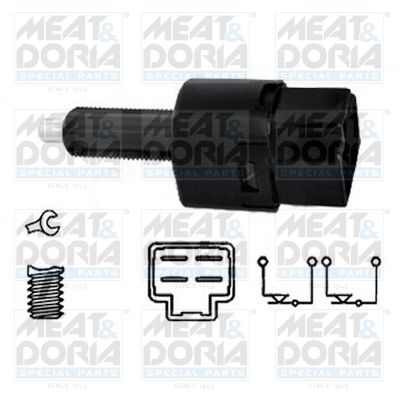 Obrázok Spínač brzdových svetiel MEAT & DORIA  35063