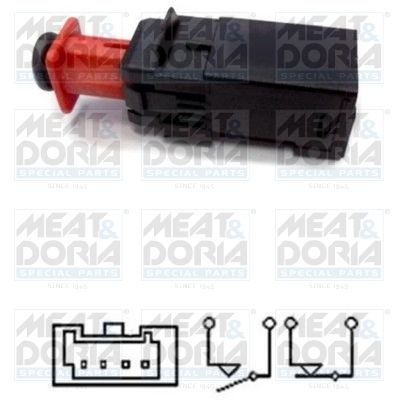 Obrázok Spínač brzdových svetiel MEAT & DORIA  35067