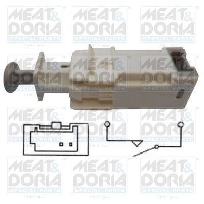Obrázok Spínač brzdových svetiel MEAT & DORIA  35084