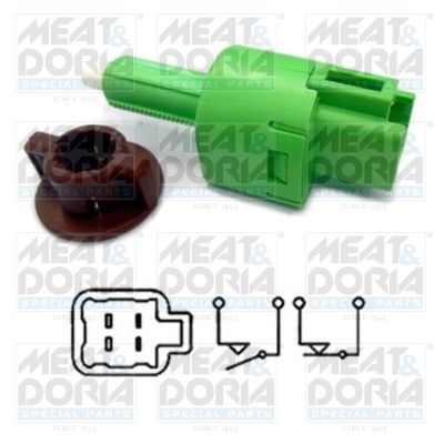 Obrázok Spínač brzdových svetiel MEAT & DORIA  35102