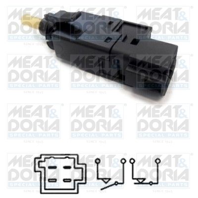 Obrázok Spínač brzdových svetiel MEAT & DORIA  35106