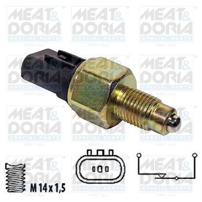 Obrázok Spínač cúvacích svetiel MEAT & DORIA  36043