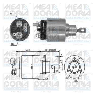 Obrázok Elektromagnetický spínač pre żtartér MEAT & DORIA  46030