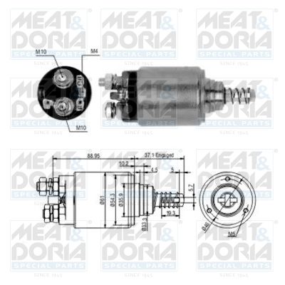 Obrázok Elektromagnetický spínač pre żtartér MEAT & DORIA  46186
