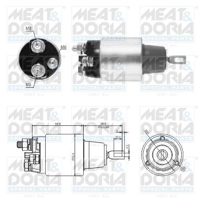 Obrázok Elektromagnetický spínač pre żtartér MEAT & DORIA  46313
