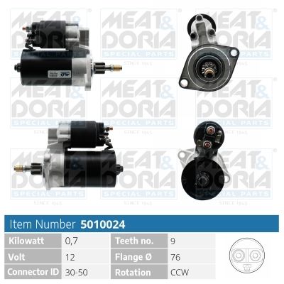 Obrázok żtartér MEAT & DORIA  5010332