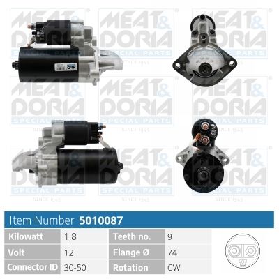 Obrázok żtartér MEAT & DORIA  5010087