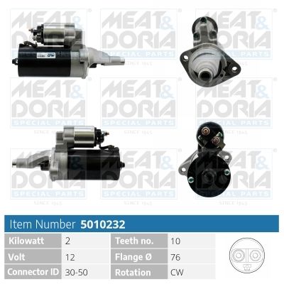 Obrázok żtartér MEAT & DORIA  5010232