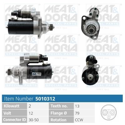 Obrázok żtartér MEAT & DORIA  5010312