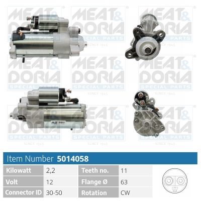 Obrázok żtartér MEAT & DORIA  5014058