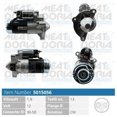 Obrázok żtartér MEAT & DORIA  5015056