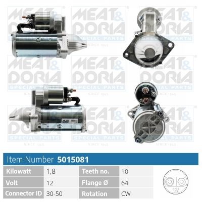 Obrázok żtartér MEAT & DORIA  5015081