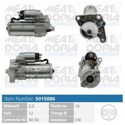 Obrázok żtartér MEAT & DORIA  5015086