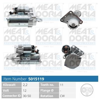 Obrázok żtartér MEAT & DORIA  5015119