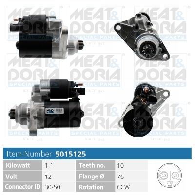 Obrázok żtartér MEAT & DORIA  5015125