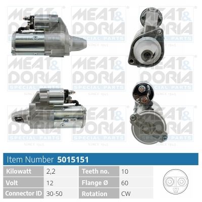 Obrázok żtartér MEAT & DORIA  5015151
