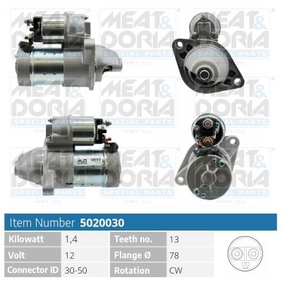 Obrázok żtartér MEAT & DORIA  5020030