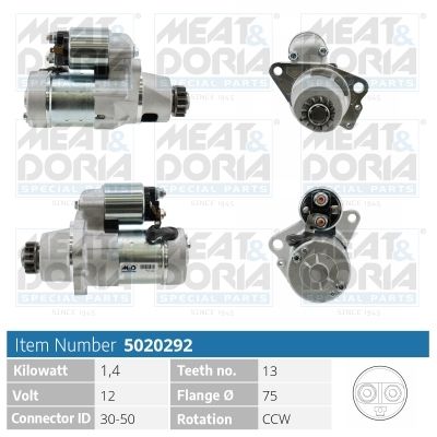 Obrázok żtartér MEAT & DORIA  5020292