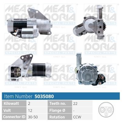 Obrázok żtartér MEAT & DORIA  5035080