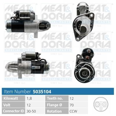 Obrázok żtartér MEAT & DORIA  5035104