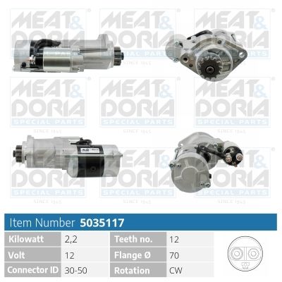 Obrázok żtartér MEAT & DORIA  5035117