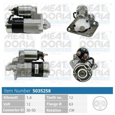 Obrázok żtartér MEAT & DORIA  5035258