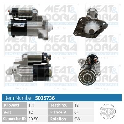 Obrázok żtartér MEAT & DORIA  5035736