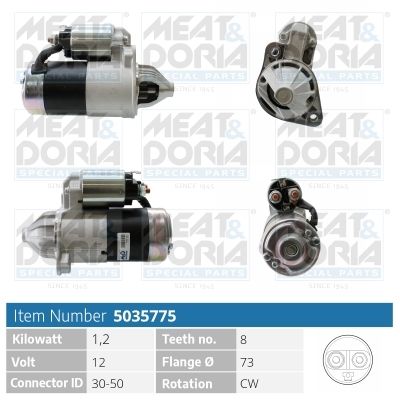 Obrázok żtartér MEAT & DORIA  5035775