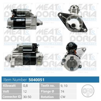 Obrázok żtartér MEAT & DORIA  5040051