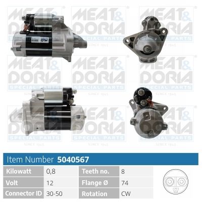 Obrázok żtartér MEAT & DORIA  5040567