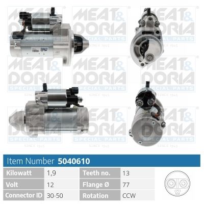 Obrázok żtartér MEAT & DORIA  5040610