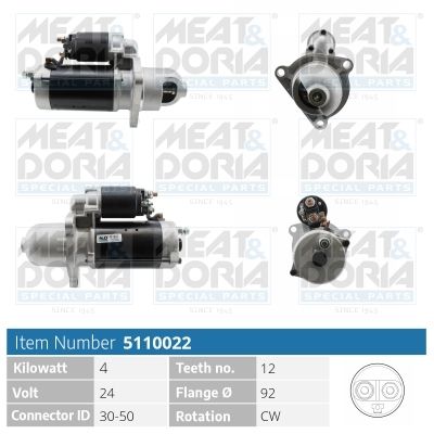 Obrázok żtartér MEAT & DORIA  5110022