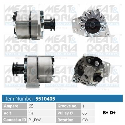Obrázok Alternátor MEAT & DORIA  5510405