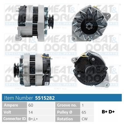 Obrázok Alternátor MEAT & DORIA  5515282
