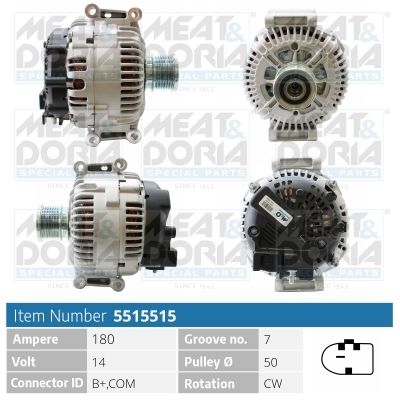 Obrázok Alternátor MEAT & DORIA  5515515