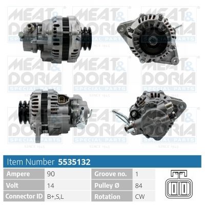 Obrázok Alternátor MEAT & DORIA  5535132