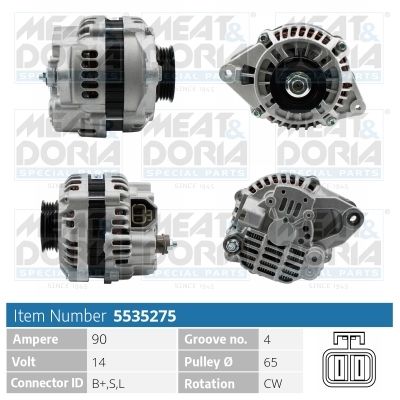 Obrázok Alternátor MEAT & DORIA  5535275
