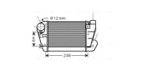 Obrázok Chladič plniaceho vzduchu AVA QUALITY COOLING  AI4316