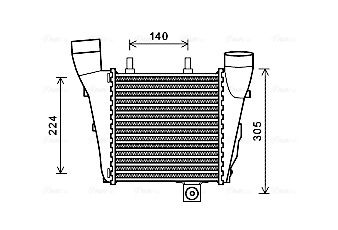 Obrázok Chladič plniaceho vzduchu AVA QUALITY COOLING  AI4320