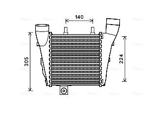 Obrázok Chladič plniaceho vzduchu AVA QUALITY COOLING  AI4321