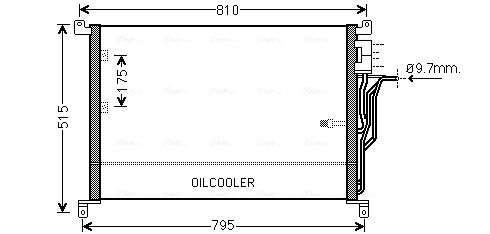 Obrázok Kondenzátor klimatizácie AVA QUALITY COOLING  AI5301