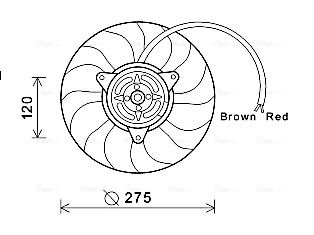 Obrázok Kondenzátor klimatizácie AVA QUALITY COOLING  AI5367D
