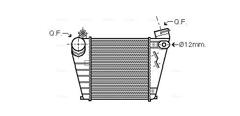Obrázok Chladič plniaceho vzduchu AVA QUALITY COOLING  AIA4200