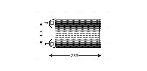 Obrázok Výmenník tepla vnútorného kúrenia AVA QUALITY COOLING  AIA6223