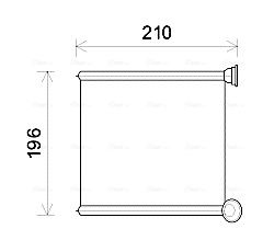 Obrázok Výmenník tepla vnútorného kúrenia AVA QUALITY COOLING  AIA6385
