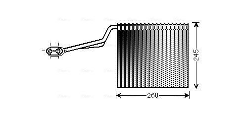 Obrázok Výparník klimatizácie AVA QUALITY COOLING  AIV315