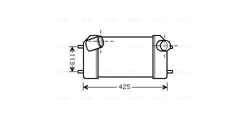 Obrázok Chladič plniaceho vzduchu AVA QUALITY COOLING  AUA4181