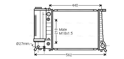 Obrázok Kompresor klimatizácie AVA QUALITY COOLING  AUK043