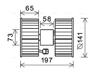 Obrázok Vnútorný ventilátor AVA QUALITY COOLING  BW8483
