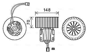 Obrázok Vnútorný ventilátor AVA QUALITY COOLING  BW8539